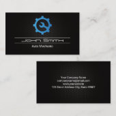 レンチギアロゴ炭素繊維パターン 名刺 (正面/裏面)