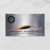 レンチハンマーのアイコン | スポーツカーイラストレーション 名刺 (正面)