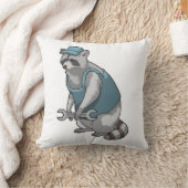 レンチ付き職人としてのルーン クッション (ブランケット)