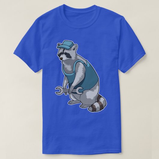 レンチ付き職人としてのルーン Tシャツ (デザイン正面)