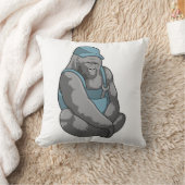 レンチ付き職人ゴリラ クッション (ブランケット)