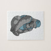 レンチ付き職人ゴリラ ジグソーパズル (横)