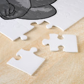 レンチ付き職人ゴリラ ジグソーパズル (側面)