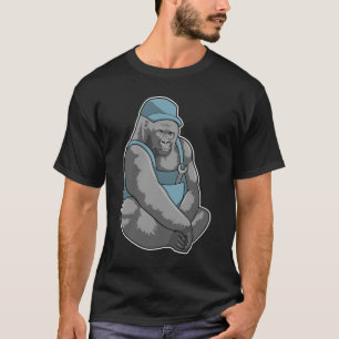 レンチ付き職人ゴリラ Tシャツ