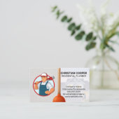 レンチ付き配管機 | プランジャー 名刺 (スタンド正面)