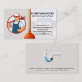 レンチ付き配管機 | プランジャー 名刺 (正面/裏面)