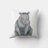 レンチ付きRhino as職人 クッション (裏面)