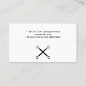 レンチ用金具ツール 名刺 (裏面)