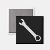 レンチ.グレーとブラック。スパナー。 マグネット (正面/裏面)