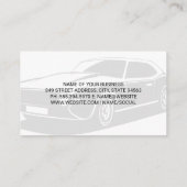 レンチ | タイヤの名刺の作業者 名刺 (裏面)