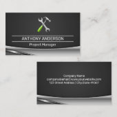 レンチ・ハンマー・ツール |大工 名刺 (正面/裏面)