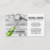 レンチ・ハンマー |大工 名刺 (正面)