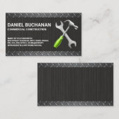 レンチ・ハンマー |金属 |建築 名刺 (正面/裏面)