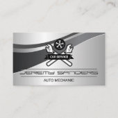レンチ | 自動サービス | 整備士 名刺 (正面)