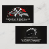 レンチ | 自動車スポーツカーサービス 名刺 (正面/裏面)