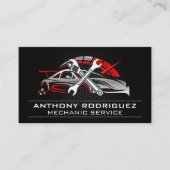 レンチ | 自動車スポーツカーサービス 名刺 (正面)