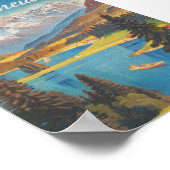 レンツェルハイドスイスヴィンテージ旅行ポスター ポスター (角)