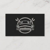 レンツヴィンテージカーオート整備士 名刺 (裏面)