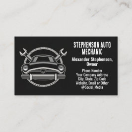 レンツヴィンテージカーオート整備士 名刺