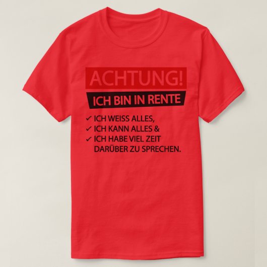 レンテのアチュン・イッチ・ビン Tシャツ (デザイン正面)
