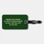 レンテンバラヘレボア荷物タグ ラゲッジタグ (裏面横)