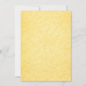 レンテンバラ庭園の結婚式招待状 招待状 (裏面)