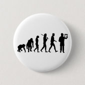 レントゲン写真技術者の放射線技師のX線のティーおよびギフト 缶バッジ (正面)