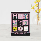 レントゲン撮影技術者 放射線科 医療 感謝週間 カード (黄色い花)