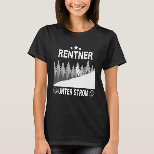 レントナーウンターストロムエバイクことわざマウンテンバイクモット Tシャツ (正面)