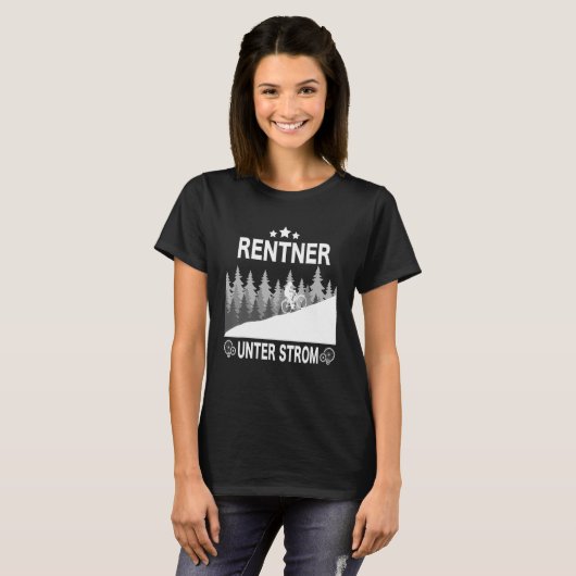 レントナーウンターストロムエバイクことわざマウンテンバイクモット Tシャツ (正面フル)