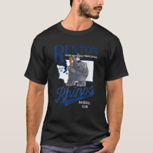 レントンリノスレトロマイナーリーグ野球チーム Tシャツ