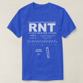 レントン市立空港(RNT)Tシャツ Tシャツ