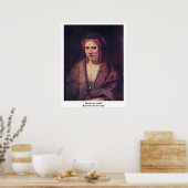 レンドリクジェスタフルズバイレンブラント・ヴァン・リジン ポスター (キッチン)