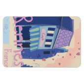 レンヌフランスヴィンテージ漫画 マグネット (横)