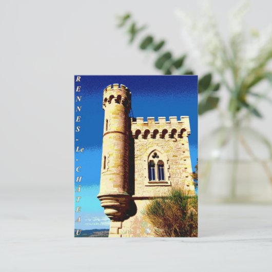 レンヌルシャトーツアーマガラのポスター ポストカード (スタンド正面)