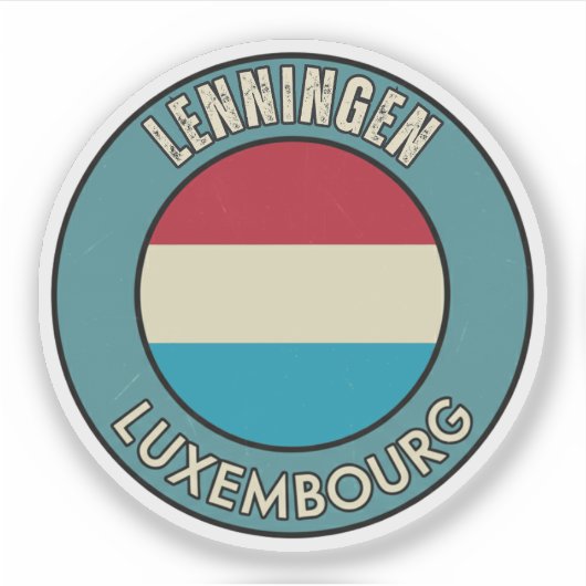 レンネン Luxembourg シール (正面)