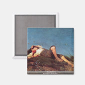 レンバッハ・フランツ・フォンの羊飼い少年 マグネット (正面/裏面)