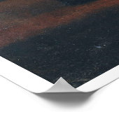 レンブラントによるホメロスの胸像を持つアリストテレス ポスター (角)