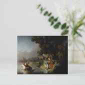 レンブラントによるヨーロッパの拉致 ポストカード (スタンド正面)