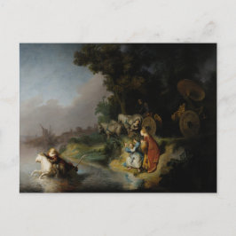 レンブラントによるヨーロッパの拉致 ポストカード