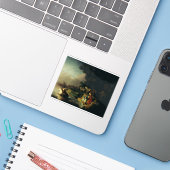 レンブラントによる欧州の誘拐 シール (ノートパソコンとiPhone)