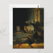 レンブラントによる死んだピーコック ポストカード (正面/裏面)