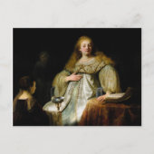 レンブラントのホラフェルネスの晩餐会でジュディス ポストカード (正面)