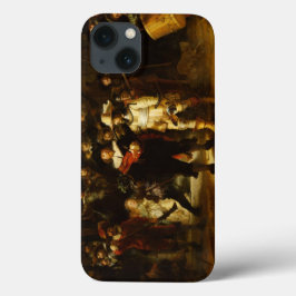 レンブラントの夜警員のヴィンテージのファインアート iPhone 13ケース