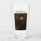 レンブラントの自画像：オランダ黄金時代の巨匠 タンブラーグラス (裏面)