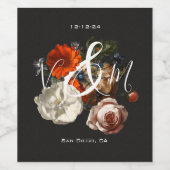 レンブラントダーク&ムーディフローラ ワインラベル (シングルラベル)