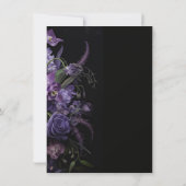 レンブラントフローラスカルダーク&ムーディゴシック結婚ズ 招待状 (裏面)