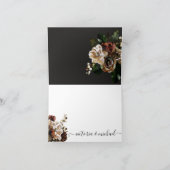 レンブラントフローラダークとムーディありがとう サンキューカード (内部)