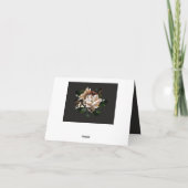 レンブラントフローラダークとムーディありがとう サンキューカード (裏面)