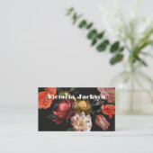 レンブラントフローラダーク&ムーディ 名刺 (スタンド正面)